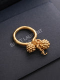 YSL Jardin Doré Berry Cluster Ring